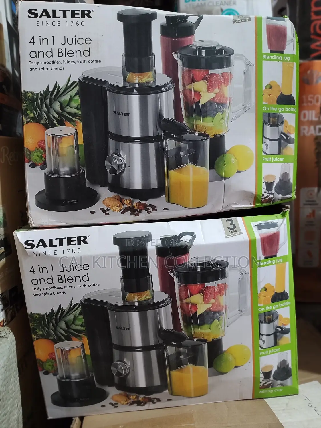 Salter 4 in 1 Juicer and Blender