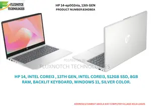 New Laptop HP 14z 8GB Intel Core i3 SSD 512GB