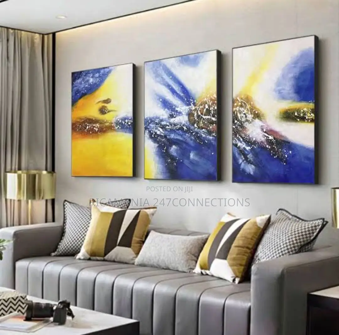 Interior Abstract Painting Artwork Frame