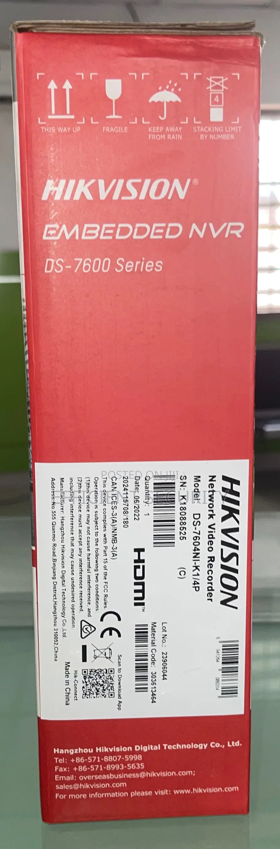 Hikvision 4ch NVR