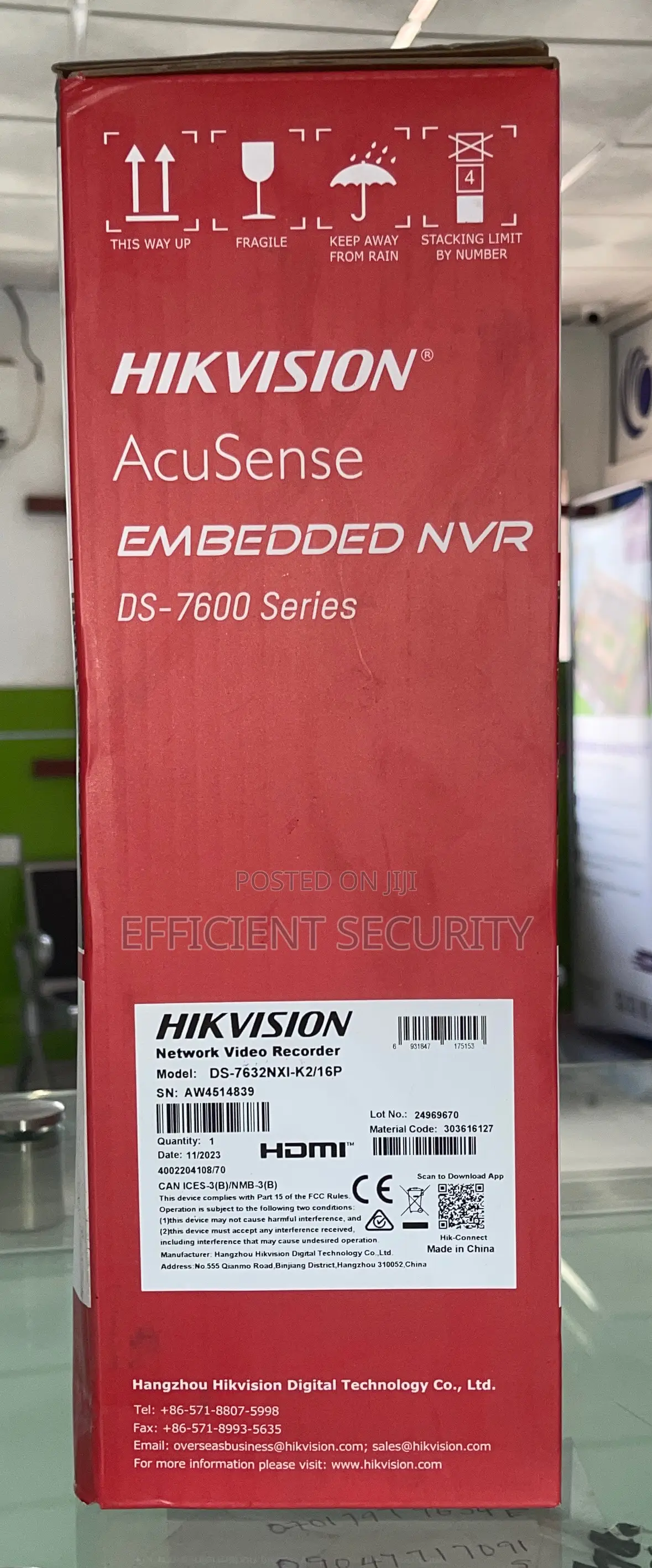 Hikvision Acusense 32channels NVR