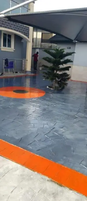 Beauty at It Peak Stamped Concrete