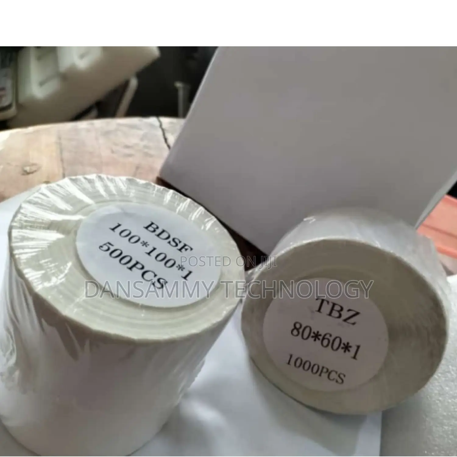 100*100mm Direct Thermal Barcode Label Sticker