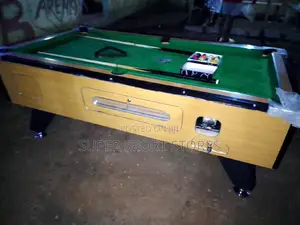Green Top Coin And Marble Snooker Board