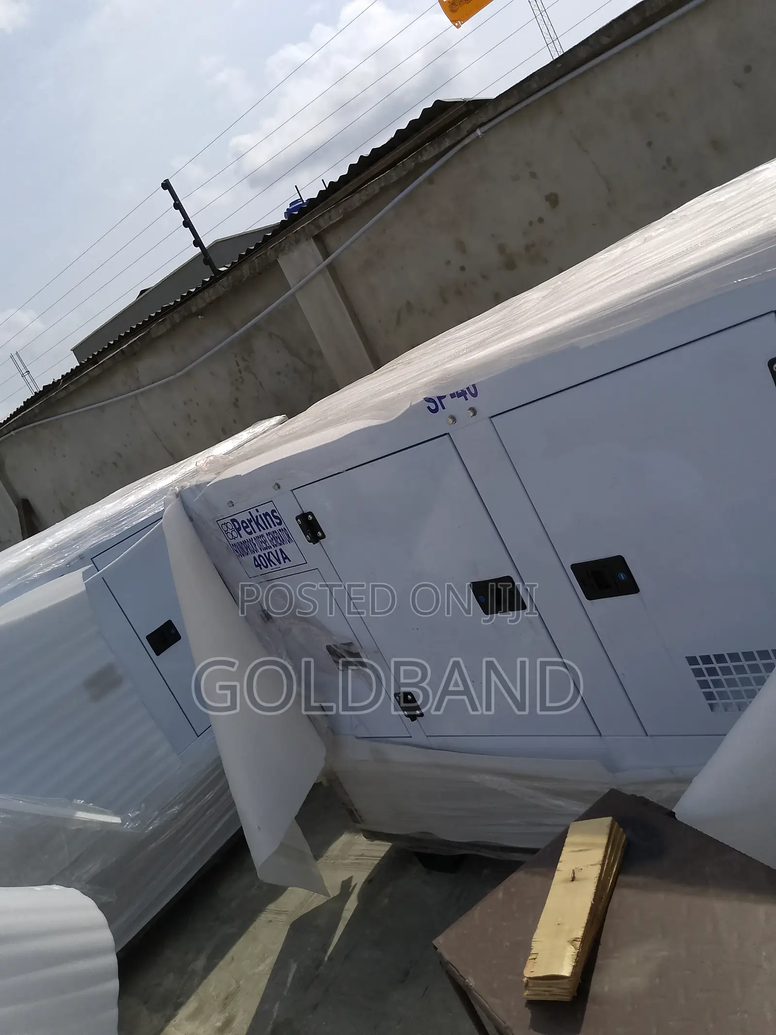 Perkins Soundproof Generator 40kva Powerful Engine