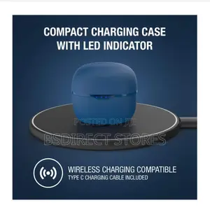 WESC NAVY True Wireless Earbuds in-Ear Bluetooth Headphones