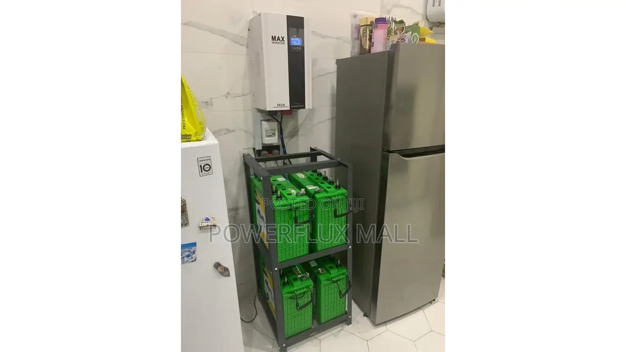 5kva Max Inverter With 4 Batteries Solar Solution
