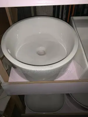 White Basin Top Round 40cm