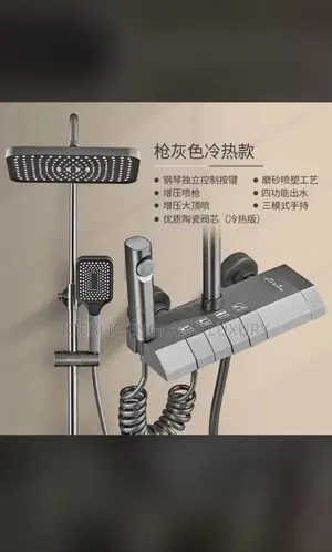 Grey Shower Mixer With Brass Quality