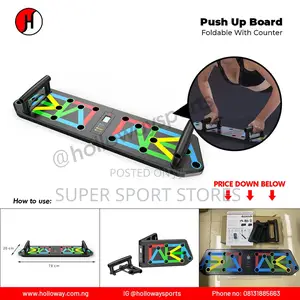 Brand New Foldable Push Up Board With Counter.