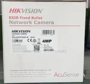 Hikvision Acusense Bullet Network Camera 4mp