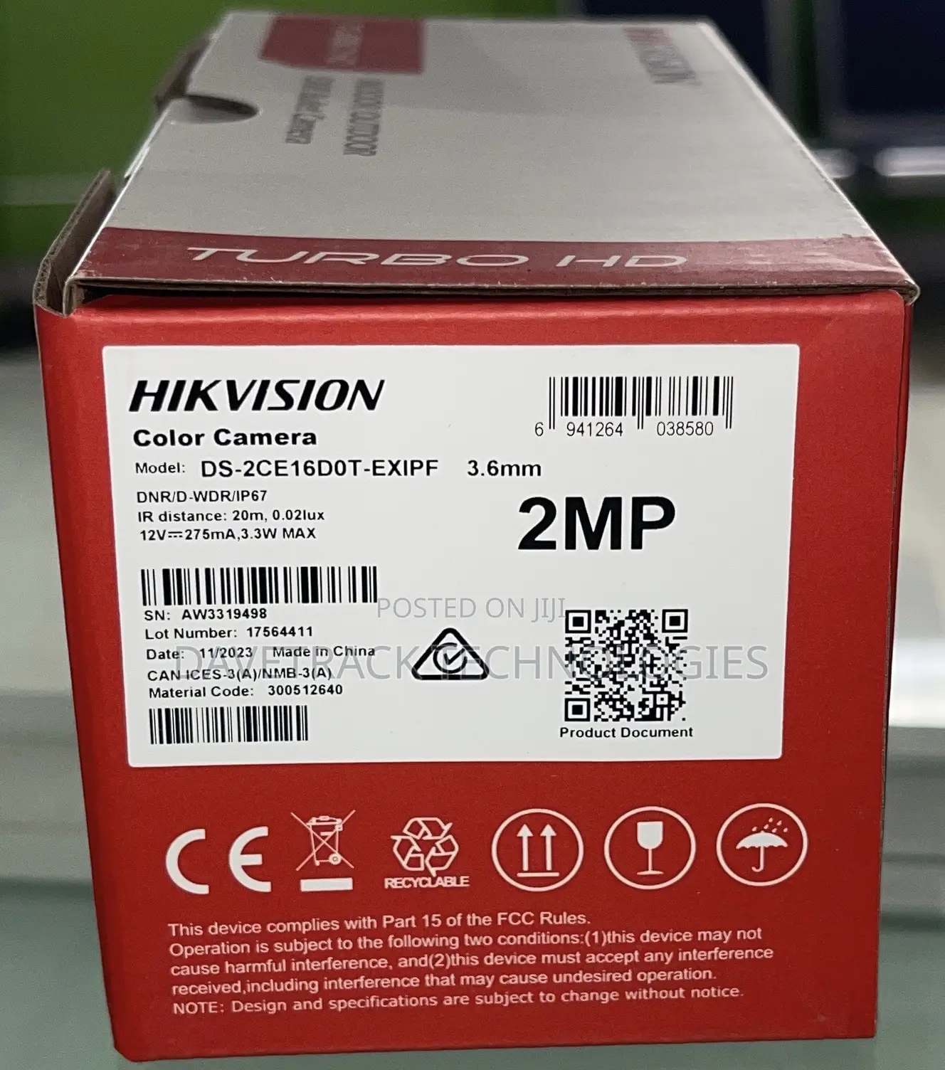 Hikvision Analog 2mp Camera Outdoor