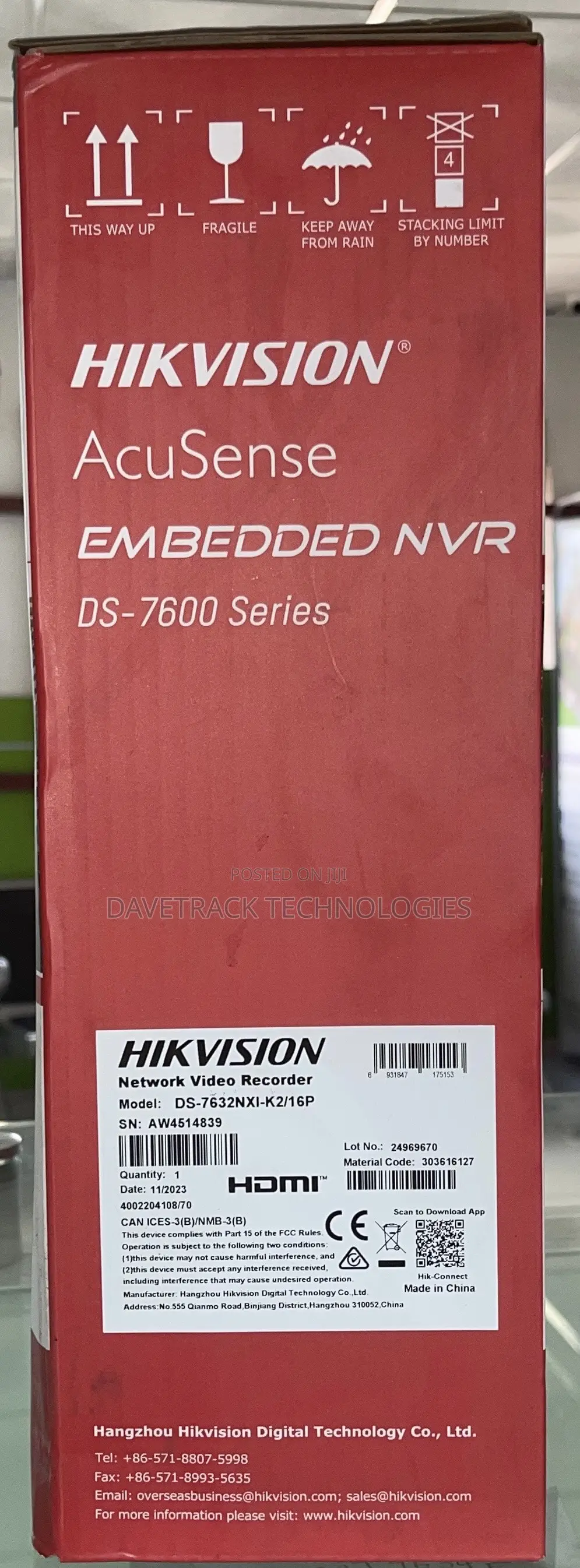 Hikvison Acusense 32 Channels NVR W