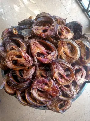 Oven Dried Catfish, Crayfish,.Oporo and Cocoyam Flour