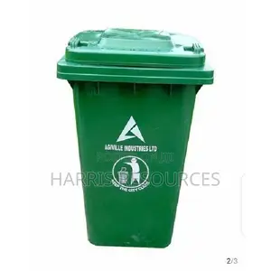 Photo - Industrial Waste Bin, Green 240L