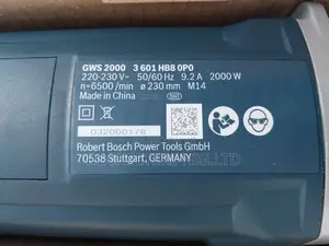 Bosch GWS 2000 (9")Professional Angle Grinder