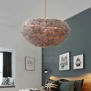 Feather Art Hanging Lamp