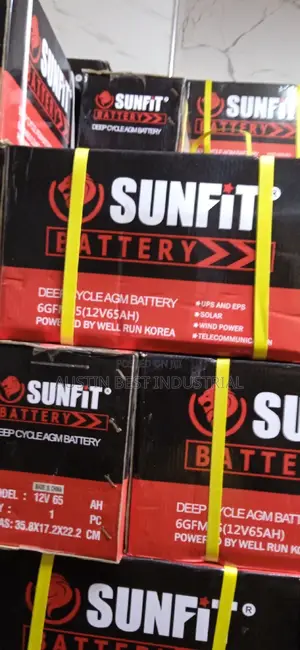 Deep Cycle Sunfit Solar Battery 12v / 65AH