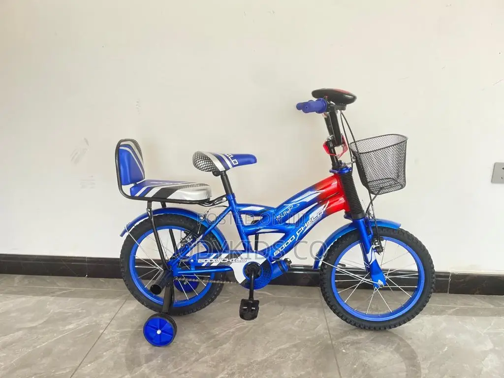 Strong Kids Bicycle With Passenger Comfortable Back Sitter