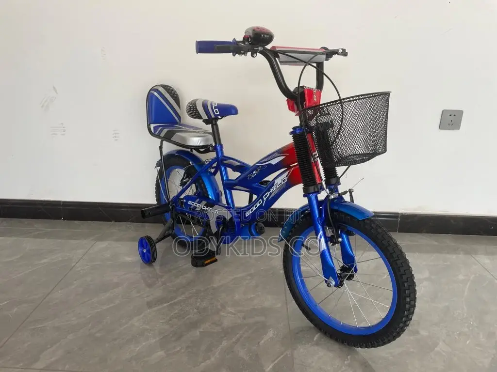 Strong Kids Bicycle With Passenger Comfortable Back Sitter