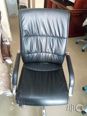 Leather Swivel Office Chair