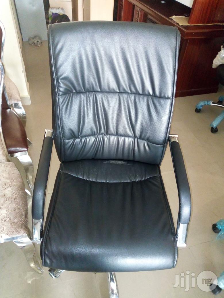 Leather Swivel Office Chair