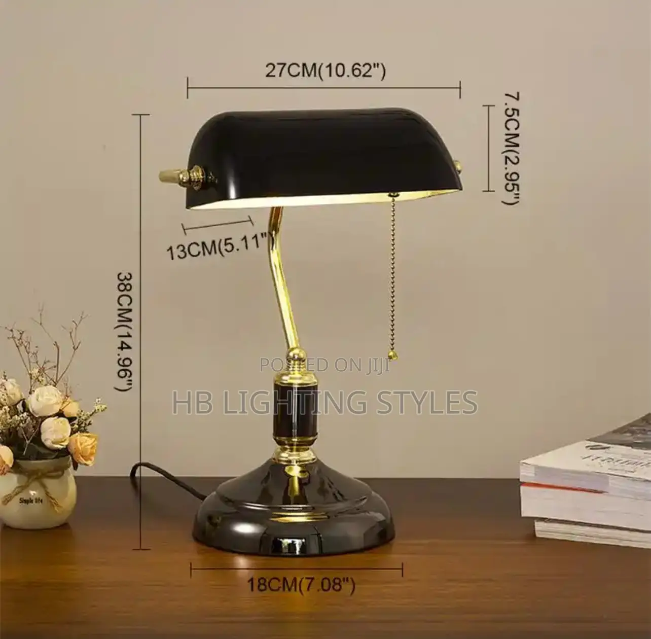 Bank Table Lamp European Style Glass Lamp