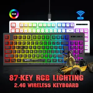 HXSJ L100 Wireless Gaming Keyboard With RGB Backlight