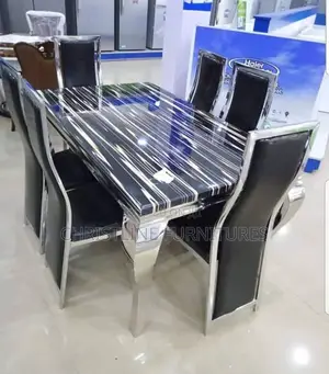 Quality Marble Top Dining Table Set
