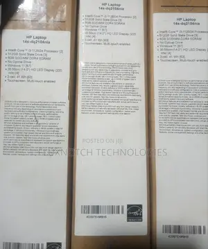 New Laptop HP 14S 8GB Intel Core I3 SSD 512GB