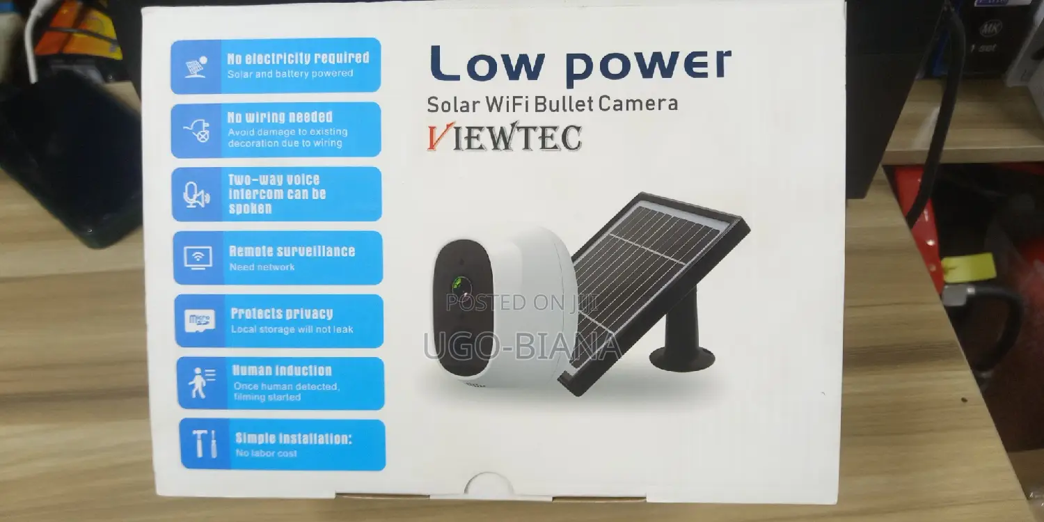 Solar Camera Wireless Wifi Bullet Camera