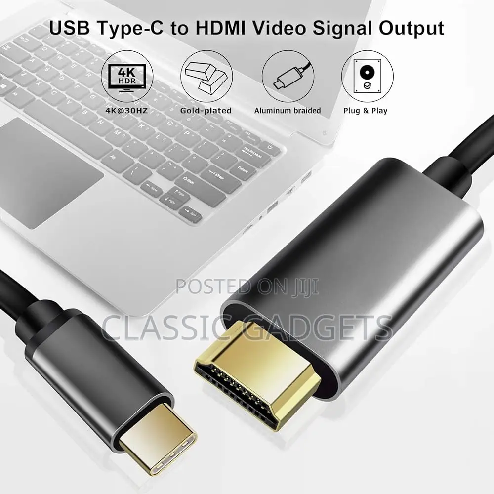Hdmi to Type C 2M Cable Hc60.