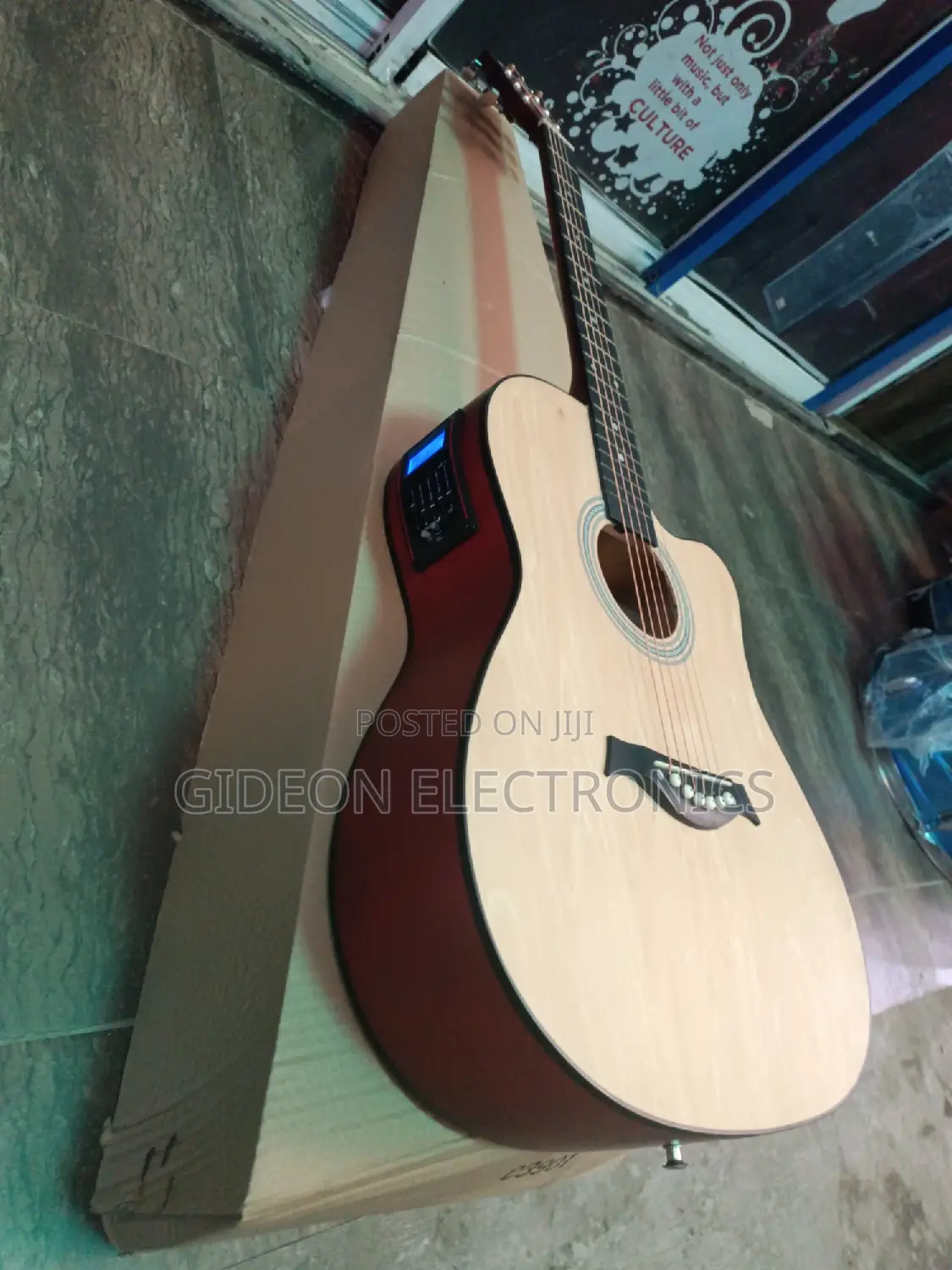 Semi Acoustic Guitar.