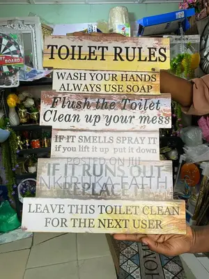 Toilet Rules Frame