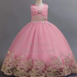 Pink Unique Ball Gown