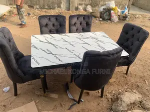 6 Seater Dinning With Marble Top