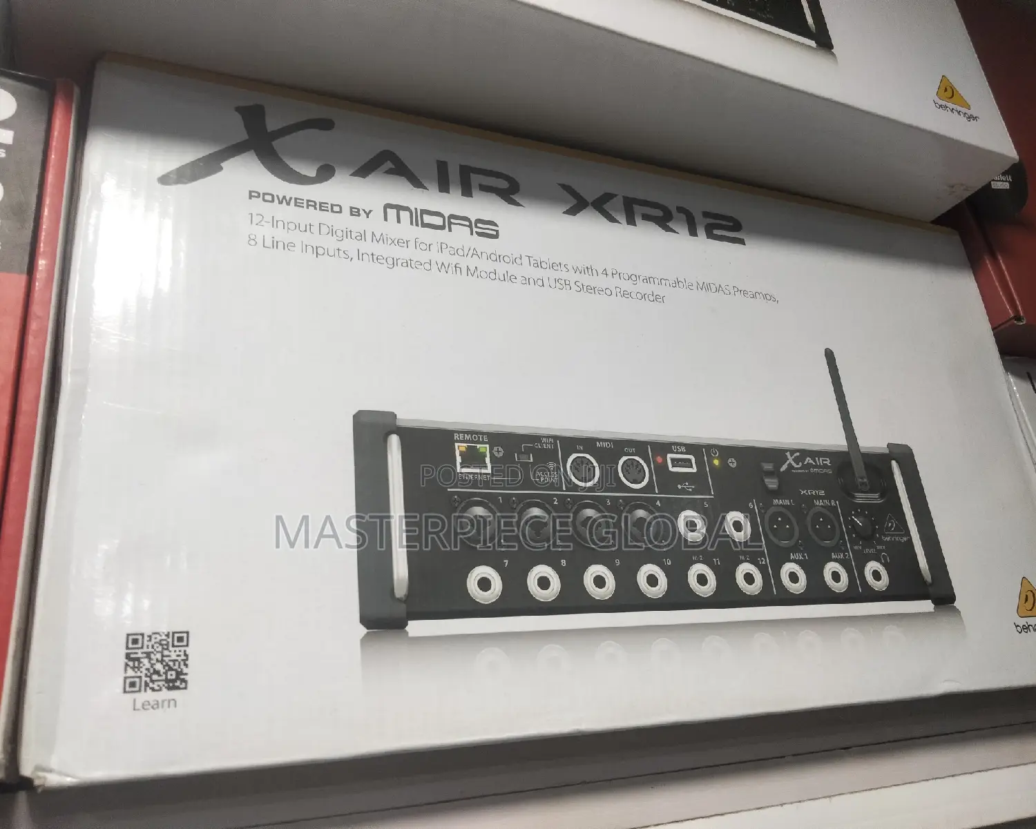 Xair Midas 12 Input Digital Mixer for iPod/Android Tablets