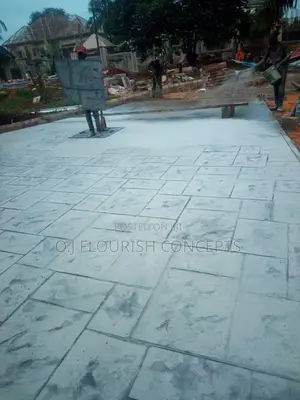 Different Colour Stamped Concrete