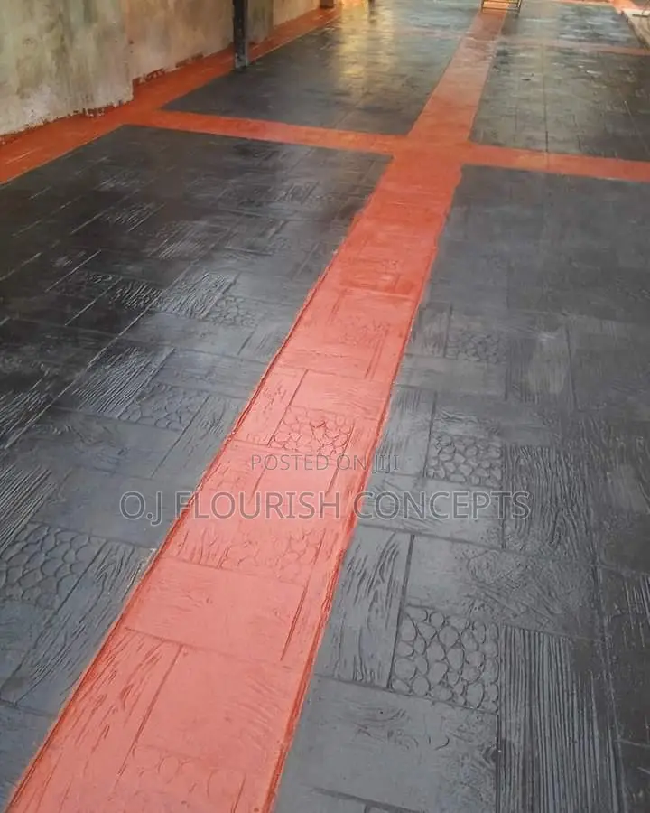 Modern Stamped Concrete