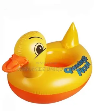 Inflatable Duck Floater - Yellow