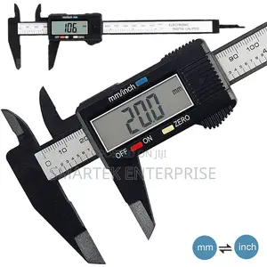 150mm 100mm Electronic Digital Caliper Carbon Fiber Dia