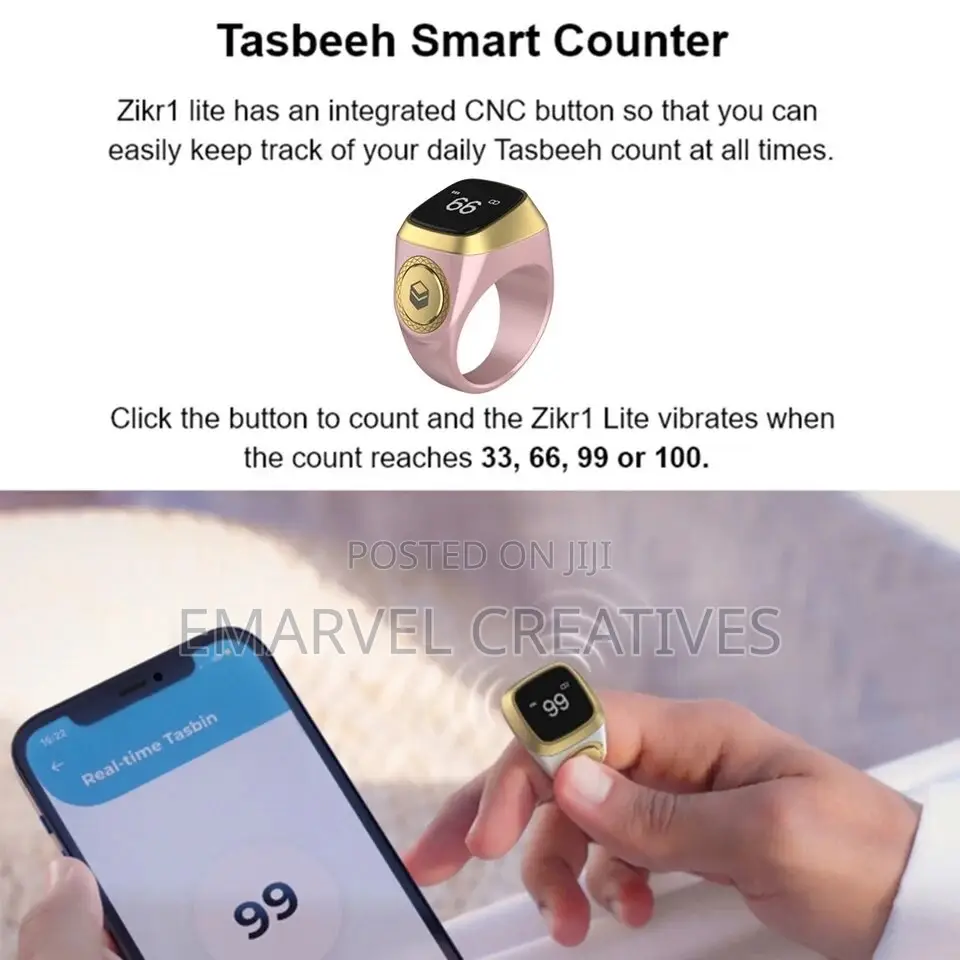 Iqibla Zikr1 Lite Smart Tasbih Tally Digital Counter