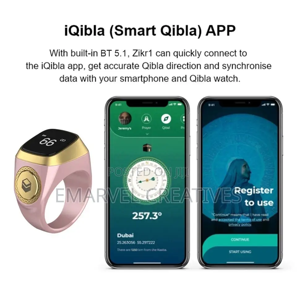 Iqibla Zikr1 Lite Smart Tasbih Tally Digital Counter