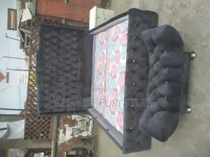 6by6 Ulphostery Padded Bed Frame With Footrest and Bed Side