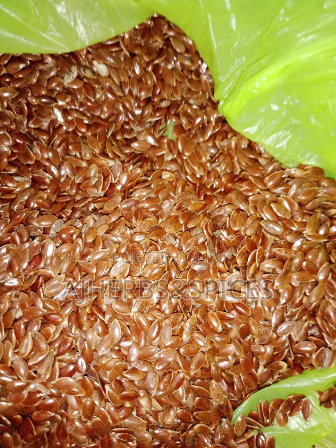 Brown and Golden Flaxseed