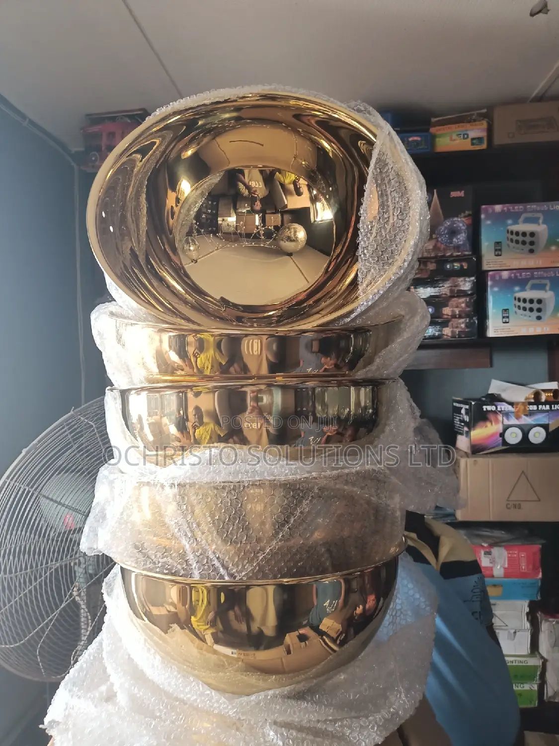 12L Gold Champagne Bucket