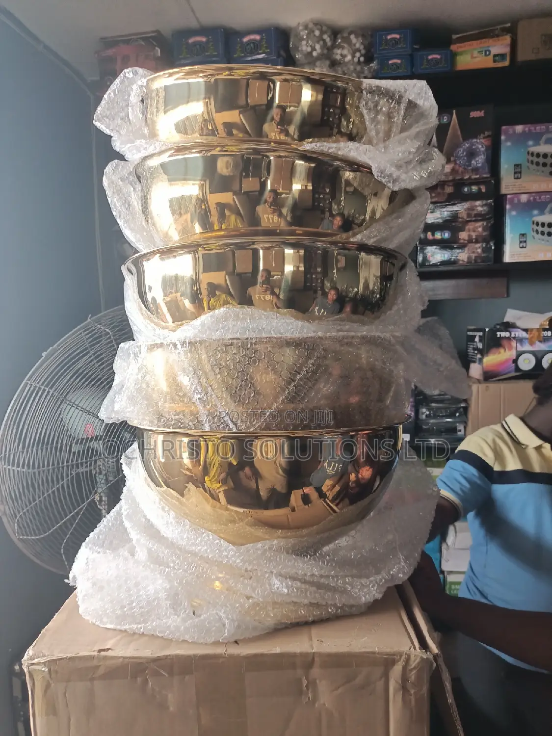 12L Gold Champagne Bucket