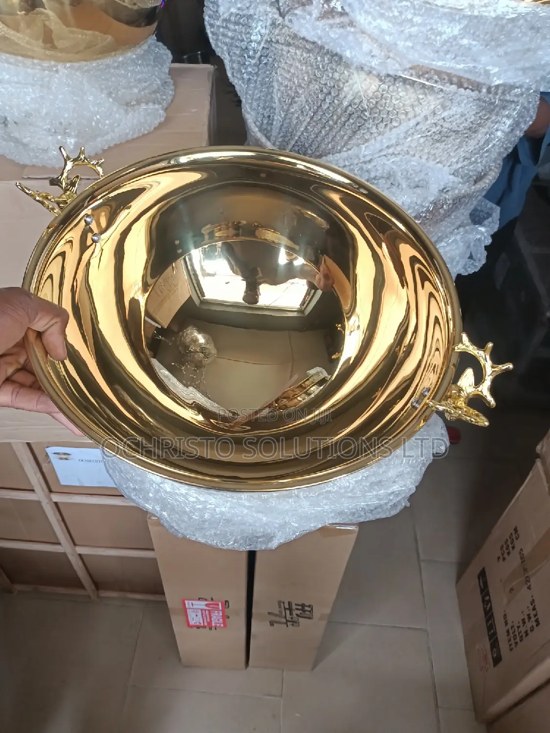 12L Gold Champagne Bucket