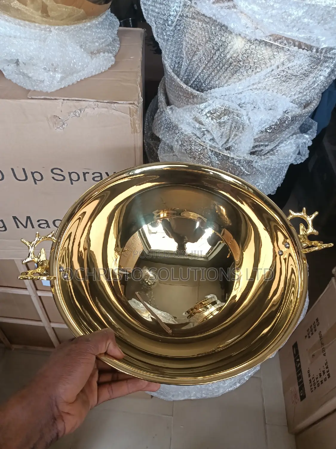 12L Gold Champagne Bucket