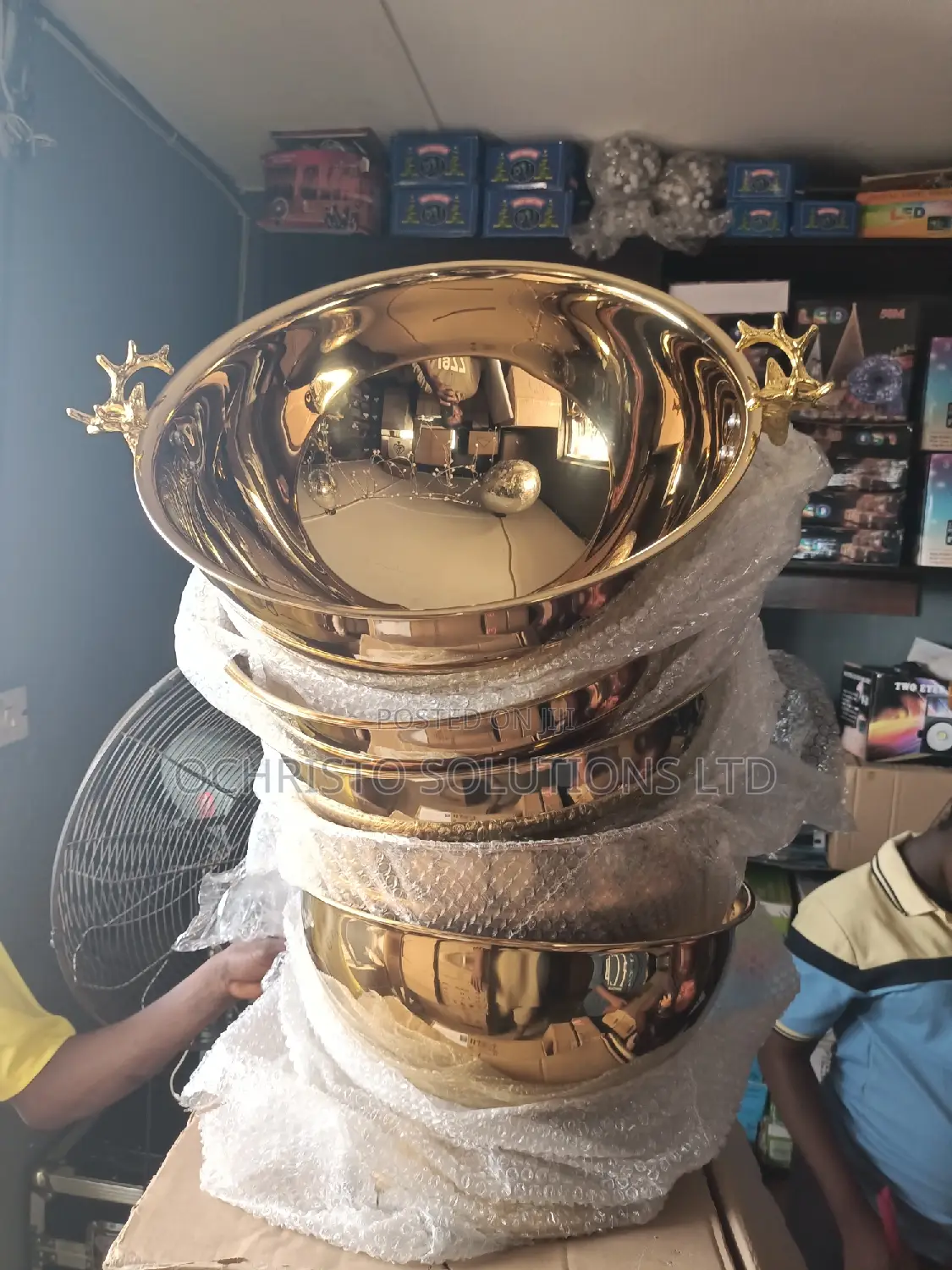 12L Gold Champagne Bucket
